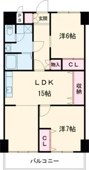 メゾンドール東青梅の間取り画像
