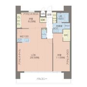 プレジオ北浜の間取り画像