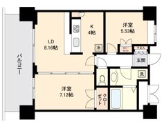 リボンシティコミュニティの間取り画像