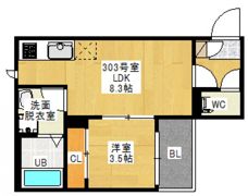 REGALEST 庚午中の間取り画像
