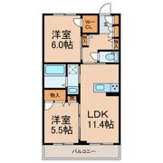 Grandy Villa Central Park Ⅰの間取り画像