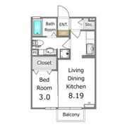 Lively Courtの間取り画像