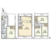 岸町戸建の間取り画像