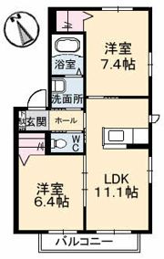 ファミーリエNの間取り画像