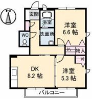 モンプレジール III棟の間取り画像