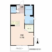 シャーメゾンベシーノ佐大 C棟の間取り画像