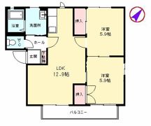 栄町一番館の間取り画像