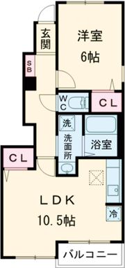 スプリングコートの間取り画像