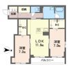 リックス エクラージュの間取り画像