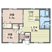 メビュースタウンIの間取り画像