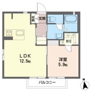 メビュース駅東通りIの間取り画像