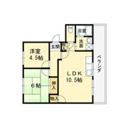 メルベーユ二見A・B・Cの間取り画像