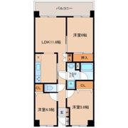 昭和マンション古川南の間取り画像
