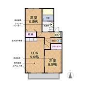 トークヴィレッジⅢの間取り画像