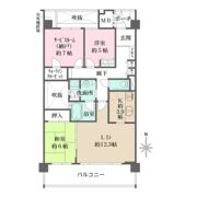 御所西勘解由小路アーバンライフの間取り画像