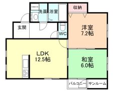 リブロいみずの間取り画像
