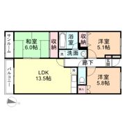 フィール高岡駅南の間取り画像