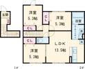 first sky Jの間取り画像