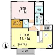 アビタシオン Bの間取り画像