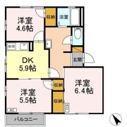 エミネンス高野台の間取り画像