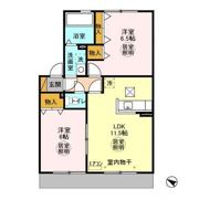 リビングタウンみずき ABCの間取り画像