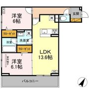 グランディール柏の葉の間取り画像