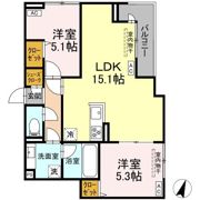 セレスティア船橋Ⅱの間取り画像