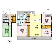緑ケ丘戸建の間取り画像