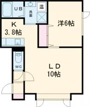 コーポハピネスⅤの間取り画像