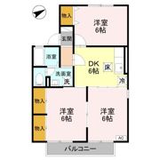 セジュール清栄 Aの間取り画像