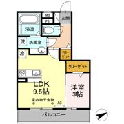 アルバグランデ伊倉の間取り画像