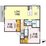 ディーソルビア石塚町 Bの間取り画像