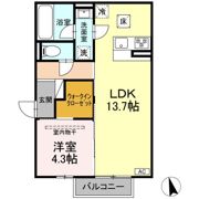 パルミエ Ⅲの間取り画像