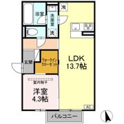 パルミエ Ⅲの間取り画像