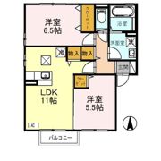 ロハス平城 A棟の間取り画像