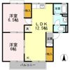 セジュール学園前の間取り画像