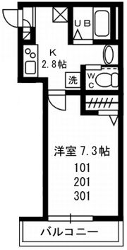 ヴィラアイビーの間取り画像