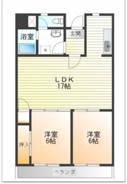 ハピネス48の間取り画像
