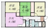 コーポ富久の間取り画像