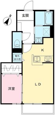 プレアデスコート Bの間取り画像