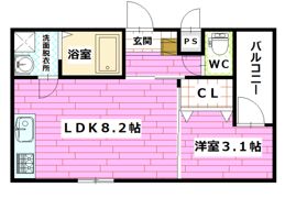 MOVE船越南の間取り画像