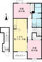 エスベランサBの間取り画像