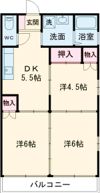 マリンハイツAの間取り画像