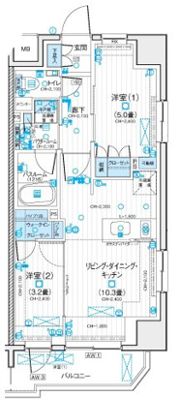 デュオステージ相模大野の間取り画像