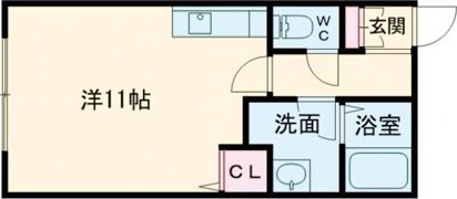 コスモBの間取り画像
