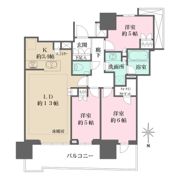 幕張ベイパークライズゲートタワーの間取り画像