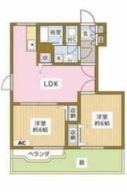カーサグランビューAの間取り画像