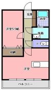 カーサ小川Ⅱの間取り画像
