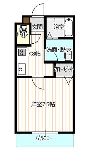 壱里山レジデンスの間取り画像