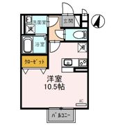シェルズレイク日根野 Bの間取り画像